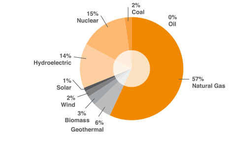 California In-State Electricity Production